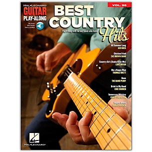 Hal Leonard Best Country Hits Guitar Play-Along Volume 96 Book/Audio Online