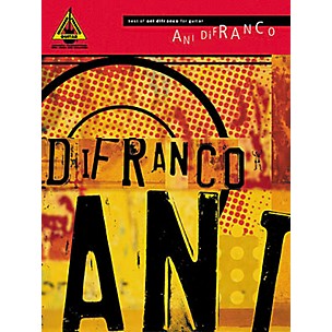 Hal Leonard Best of Ani DiFranco Book