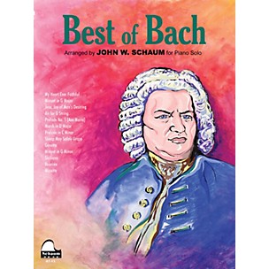 Schaum Best of Bach Educational Piano Series Softcover