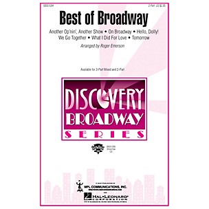 Hal Leonard Best of Broadway (Medley) ShowTrax CD Arranged by Roger Emerson