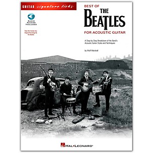 Best of The Beatles for Acoustic Guitar Signature Licks Book with CD