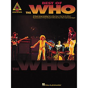 Hal Leonard Best of The Who Guitar Tab Book