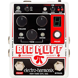 Electro-Harmonix Big Muff Pi Hardware Plugiin Harmonic Distortion/Sustainer Effects Pedal