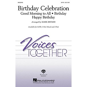 Hal Leonard Birthday Celebration (Medley) ShowTrax CD Arranged by Mark Brymer