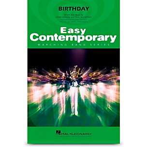 Hal Leonard Birthday Marching Band Level 2-3 by The Beatles arranged by Michael Brown