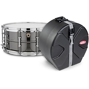 Ludwig Black Beauty Snare Drum With Tube Lugs & SKB Case