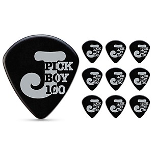 Pick Boy Black Cellulose Jazz Guitar Picks