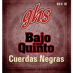 GHS Black Coated Stainless Steel Bajo Quinto Set