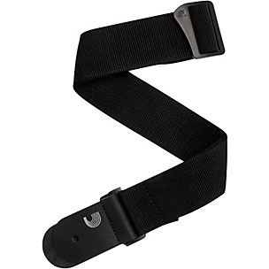 D'Addario Black Polypropylene Guitar Strap