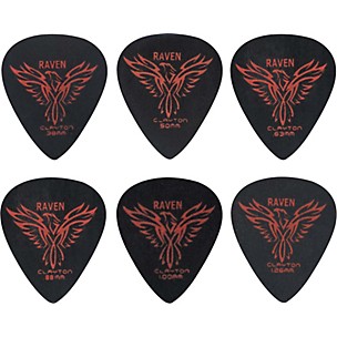 Clayton Black Raven Standard Guitar Picks