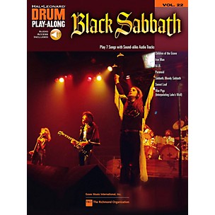 Hal Leonard Black Sabbath - Drum Play-Along Volume 22 Book/Online Audio