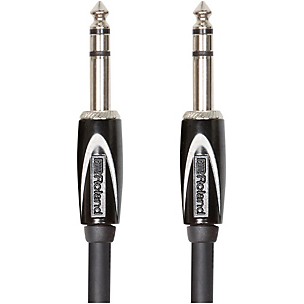 Roland Black Series 1/4" TRS-1/4" TRS Balanced Interconnect Cable