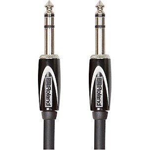 Roland Black Series 1/4" TRS-1/4" TRS Balanced Interconnect Cable