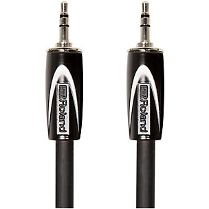 Roland Black Series 3.5mm TRS-3.5mm TRS Balanced Interconnect Cable