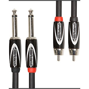 Roland Black Series Dual RCA-1/4" Interconnect Cable