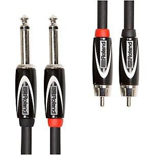 Roland Black Series Dual RCA-1/4" Interconnect Cable
