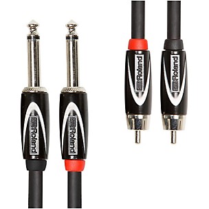 Roland Black Series Dual RCA-1/4" Interconnect Cable