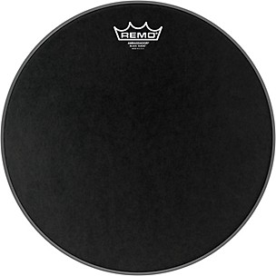 Remo Black Suede Ambassador Batter Drum Head