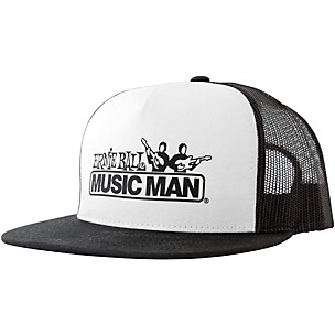 Ernie Ball Black & White Trucker Cap w/ Ernie Ball Logo