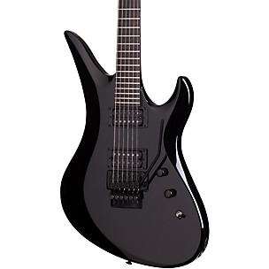 Blackjack A-6 Left Handed Electric Guitar with Floyd Rose Black