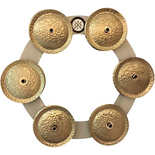 Big Fat Snare Drum Bling Ring - White Copper