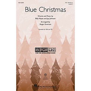 Hal Leonard Blue Christmas (Discovery Level 2) TB arranged by Roger Emerson