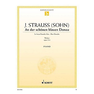 Schott Blue Danube Waltz, Op. 314 Schott Series