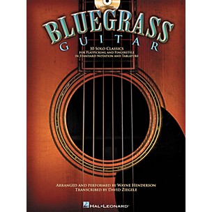 Hal Leonard Bluegrass Guitar - 10 Solo Classics For Flatpicking and Fingerstyle (Book/CD)