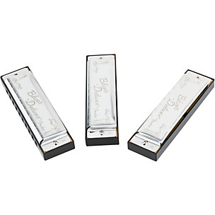 Fender Blues Deluxe Harmonicas (3-Pack with Case, Keys of C, G and A)