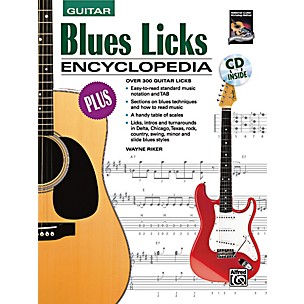 Alfred Blues Licks Encyclopedia Book & CD