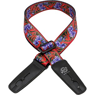 Lock-It Straps Bob Masse Rock Art Leather End Guitar Strap