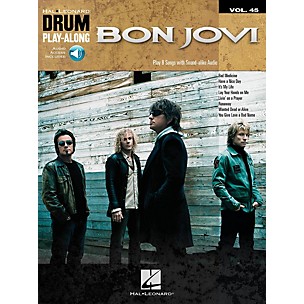 Hal Leonard Bon Jovi - Drum Play-Along Volume 45 (Book/Audio Online)