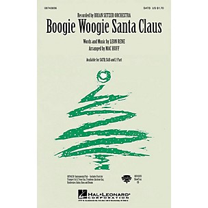 Hal Leonard Boogie Woogie Santa Claus SAB by Brian Setzer Orchestra Arranged by Mac Huff