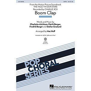 Hal Leonard Boom Clap SATB by Charli XCX arranged by Mac Huff