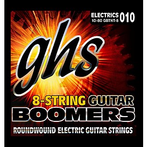 GHS Boomer 8 String Thick/Thin Electric Guitar Set (10-80)
