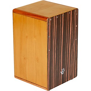 X8 Drums Booming Bass Snare Cajon, Ebony