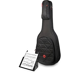 Road Runner Boulevard II OM Acoustic Guitar Gig Bag w/ PROP-IT Portable Music Stand