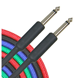Musician's Gear Braided Instrument Cable 1/4" -