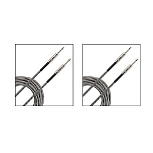 D'Addario Planet Waves Braided Instrument Cable 2-Pack