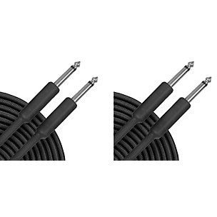 Musician's Gear Braided Instrument Cable Black 20 ft. 2-Pack