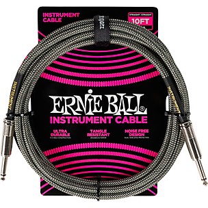 Ernie Ball Braided Instrument Cable Straight/Straight
