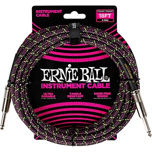 Ernie Ball Braided Instrument Cable Straight/Straight