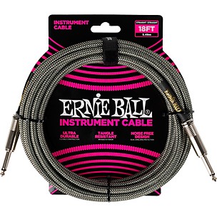 Ernie Ball Braided Instrument Cable Straight/Straight