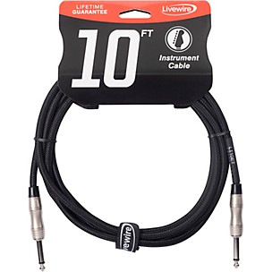 Livewire Braided Instrument Cable With Ergonomic Connectors