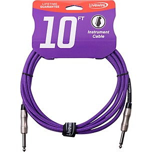 Livewire Braided Instrument Cable with Ergonomic Connectors