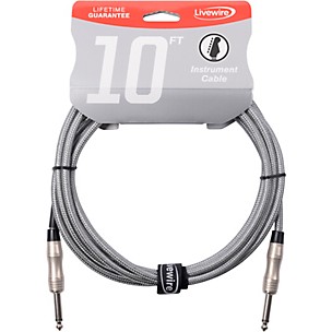 Livewire Braided Instrument Cable with Ergonomic Connectors