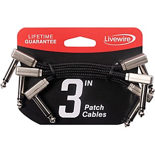 Livewire Braided Patch Cables 3-Pack