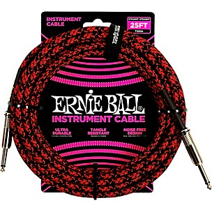 Ernie Ball Braided Straight to Straight Instrument Cable