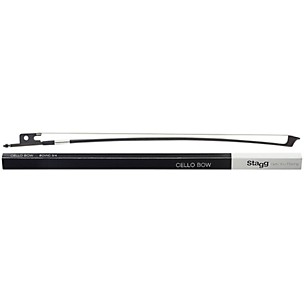 Stagg Brazilwood Cello Bow with Horsehair