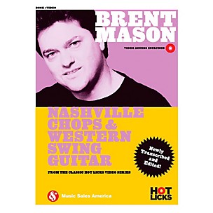 Music Sales Brent Mason - Nashville Chops & Western Swing Guitar (Hot Licks Book/Video Online)